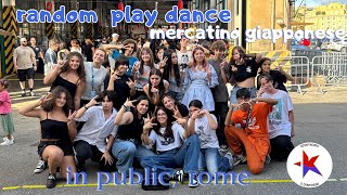 KPOP IN PUBLIC RANDOM PLAY DANCE in Roma 랜덤플레이댄스 in ITALY MERCATINO GIAPPONESE SETTEMBRE 24 PT1 [upl. by Amek]