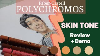 FaberCastell Polychromos Colored Pencils for Skin Tones  Swatch and Demo [upl. by Nate370]