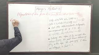 Monges Method 13Equations of the Form RrSsTtUrt squareV 2 by Yogendra Bahadur Singh [upl. by Ode203]