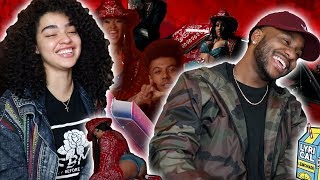 CARDI KILLED IT  Blueface  Thotiana Remix ft Cardi B Dir by ColeBennett REACTION [upl. by Eliot197]