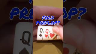 you’re losing money if you call 😳 poker pokerhand pokerhands [upl. by Francklyn]