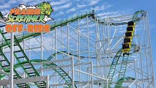 Prairie Screamer OffRide Footage Prairie Playland  Traders Village Miler Coaster  NonCopyright [upl. by Lucienne]