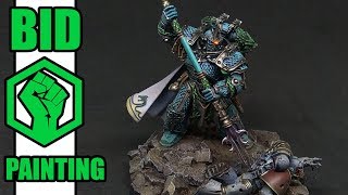 Alpharius from Alpha Legion How to paint like a Pro [upl. by Atiuqrahc]