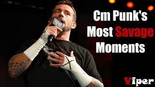 When CM Punk Destroying WWE Wrestlers On The Mic [upl. by Ettevroc]