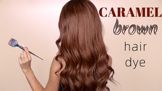 how to Caramel Brown Hair  2 DAY PROCESS [upl. by Euhsoj]