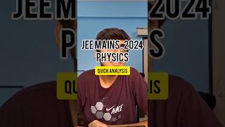 JEE Physics Complete Analysis 🔥 ✨jeejeephysicsjeemains2025iitjeepwshorts [upl. by Nylevol310]