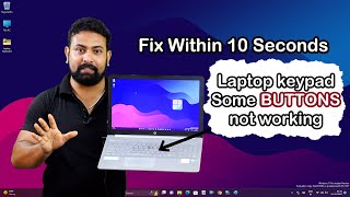 Fix Laptop keypad Some BUTTONS not working  Some keys are not working  Laptop Keyboard BUTTONS [upl. by Adlay438]