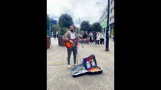 Dublin Ireland 🇮🇪  Amazing busker in Grafton street [upl. by Anyala]