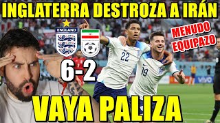 PALIZA de INGLATERRA 62 a IRÁN  GRAN GOLEADA con DOBLETE de SAKA y PARTIDAZO ¡VAYA EQUIPAZO [upl. by Yrro836]