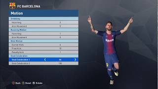 PES 2017 FC Barcelona MSN Messi Neymar Suarez Mod Faces Plus Celebrations [upl. by Lucrece]