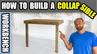 How to Build a Collapsible Workbench Garage [upl. by Nievelt]