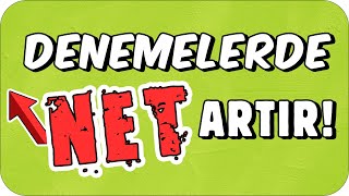 Denemelerde Netleri Artırmanın En Etkili Yolları❗✍🏻 [upl. by Sander42]