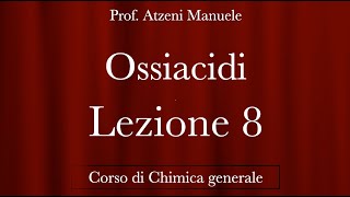 quotOssiacidiquot L8 ProfAtzeni ISCRIVITI [upl. by Aniwde976]