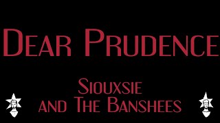 Siouxsie and The Banshees  Dear Prudence  Karaoke [upl. by Eiramnerual]