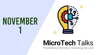 MicroTechTalks Nov1 [upl. by Ymaj]