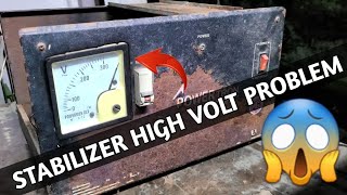 स्टेबलाइजर HIGH VOLT Problem Kaise ठीक Kare  How To Remove High Volt Problem [upl. by Etnoled917]