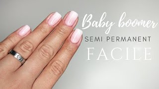 TUTO  BABYBOOMER SEMI PERMANENT FACILE [upl. by Atsillak]