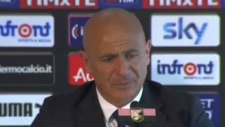 Palermo Sannino Con la Juve ce la giocheremo [upl. by Polad]