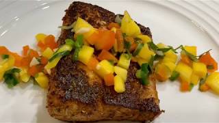 Blackened Mahi Mahi With Mango Salsa [upl. by Glovsky]