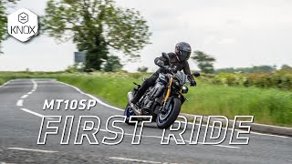 Yamaha MT 10 sp  First ride review from KNOX [upl. by Ninnetta252]