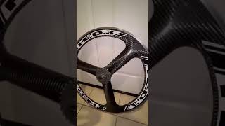 HED tri spoke wheels ceramic bearings installed amp brief [upl. by Tram10]