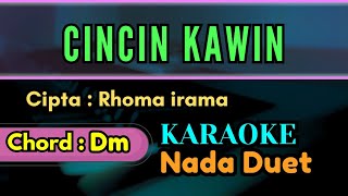 CINCIN KAWIN KARAOKE  Rhoma Irama [upl. by Alya]