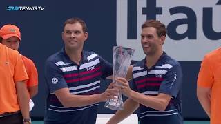 Bryan Brothers beat Tsitsipas amp Koolhof  Miami Open 2019 Doubles Final Highlights [upl. by Ramuk]