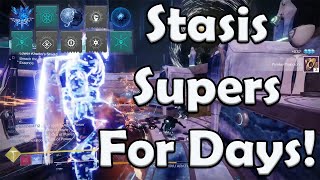 Get your stasis super back in seconds Destiny 2 hunter stasis build [upl. by Assirat]