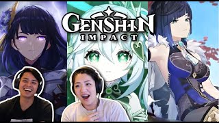 Reacting to and Ranking to EVERY Genshin Impact Character Trailer [upl. by Aihtnis]