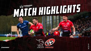 Doncaster Knights v Cornish Pirates Extended TRYlights 2324 [upl. by Aynatahs]