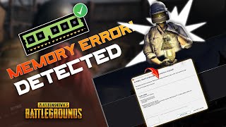 Fix Out of Memory Error Detected in PUBG Battlegrounds PC  Resolve Memory Issue on PUBG [upl. by Igor635]