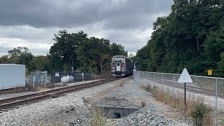 Awesome MBTA Action on the MiddleboroughLakeville Line  92892924 [upl. by Noeled]