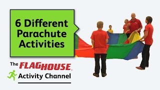 6 Different Parachute Activities for PE Class Ep 13 SuperChute Parachute [upl. by Burley633]