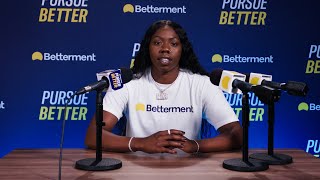 Arike Ogunbowale Announces Partnership with Betterment [upl. by Irved]