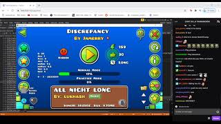 Robtop rates a level live on stream [upl. by Kemppe]