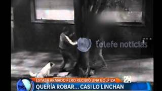 Video de un violento robo en Flores  Telefe Noticias [upl. by Udella]