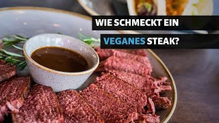 Vegane FleischAlternative im Bremer Weserpark So schmeckt ein Steak aus dem 3DDrucker [upl. by Farmer]