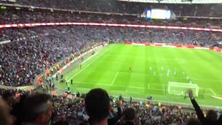 Man City 01 Wigan Last Minute Goal Live [upl. by Akimit]