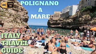 POLIGNANO A MARE TRAVEL GUIDE  ITALY  4K  2023 [upl. by Yemorej]