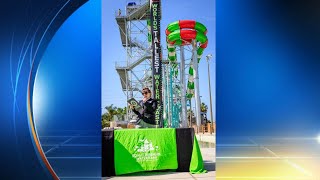 Schlitterbahn unveils tallest coaster [upl. by Ahsyekal]