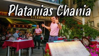 Crete Greece Platanias Chania walking tour 4k Greece 2022 [upl. by Yuji100]