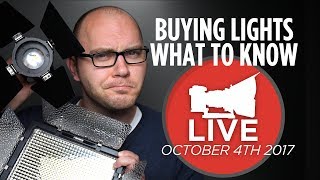 Buying Video Lights Everything You Need to Know  LIVE [upl. by Linea630]