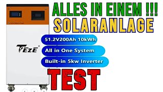 🔋⚡ AllinOne Solar System Test Teze Power Storage amp Hybrid Inverter  PV Solar Plant Solaranlage [upl. by Neelac896]