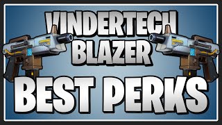 The BEST PERKS for the Vindertech Blazer in Fortnite Save the World [upl. by Sutit861]