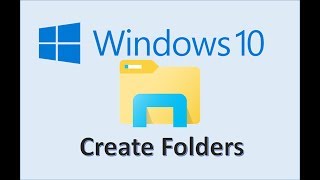 Windows 10  Create a Folder  How to Make New File Folders on Your Laptop Computer Files amp Folders [upl. by Valma]