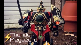 Revisiting the Thunder Megazord Mighty Morphin Power Rangers 1994 original toy [upl. by Delorenzo115]