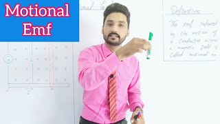 Motional EMF  in UrduHindi  12th class physics  physics ka safar [upl. by Roeser]