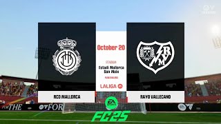 RCD MALLORCA vs RAYO VALLECANO LaLiga 2425 Gameplay EA FC 25 eafc25 easports [upl. by Aleece23]