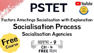 Socialisation Process  Socialisation Agencies  Passive and Active Agencies for PSTET  PSTET 2021 [upl. by Ygiaf]