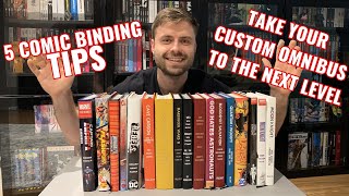 5 CUSTOM OMNIBUS Binding Tips To Make The Best Custom Bound Hardcover [upl. by Nytsrik]